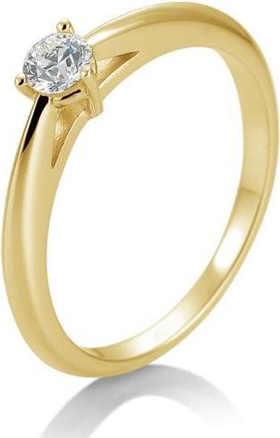 Immagine prodotto Breuning Anello di fidanzamento a 3 punte (50, Oro 750/18 K)