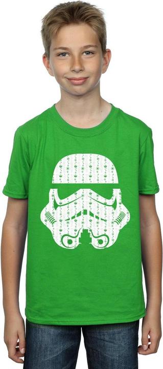 Image du produit Star Wars - T-shirt CHRISTMAS STORMTROOPER HELMET - Garçon (152, 158)