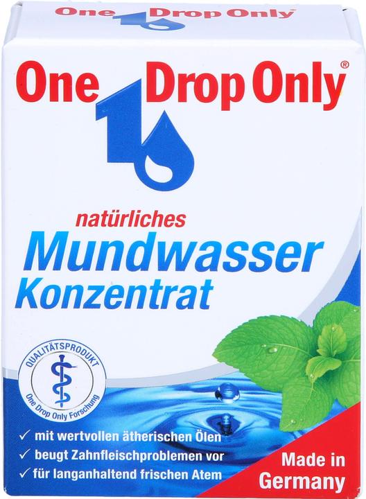 Actual product image One Drop Only Drop Only natural mouthwash concentrate, 25 ml solution (25 ml)