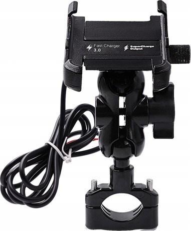Image du produit FreedConn Support De Téléphone Moto Mc10 + Bm2r Fixation Sur Tube De Direction