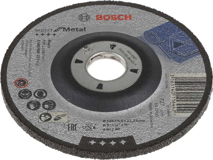 Produktbild Bosch Professional Zubehör PRO Metal Schruppscheibe, 125 x 6 x 22.23 mm (P30)