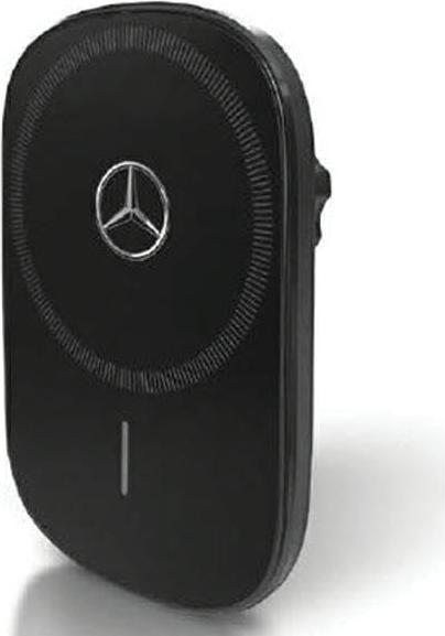 Produktbild Mercedes-Benz Mercedes ład. indukcyjna MEWCCGSLK 15W do kratki went/szybę czarny/black Silver Stars MagSafe