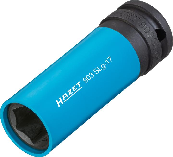 Immagine prodotto HAZET Inserto chiave a bussola per avvitatori ad impulso ∙ Ad esagono 903SLG-17 ∙ Attacco quadro, c… (17 mm)