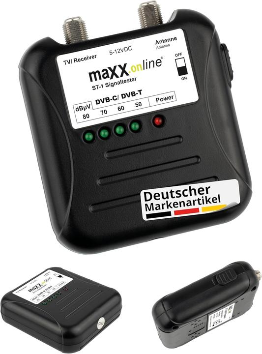 Image du produit Maxx.onLine Signaltester für DVB-C/DVB-T Kabelfernsehen