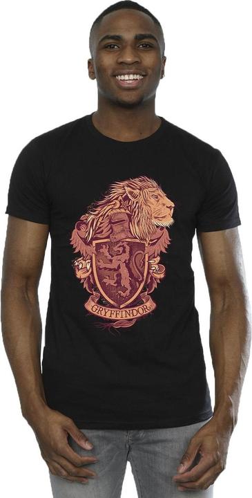 Actual product image Mens Gryffindor Sketch Crest T-Shirt (XXL)