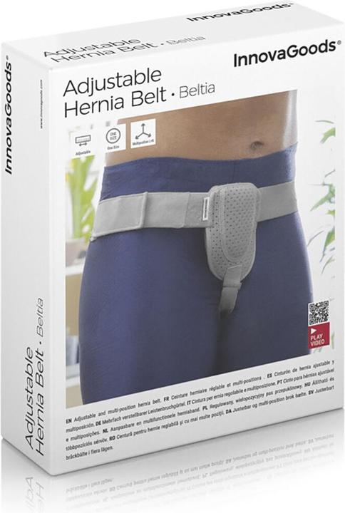 Produktbild InnovaGoods Adjustable Hernia Belt - Pain Relieving - Relaxing - Soothing (One Size)