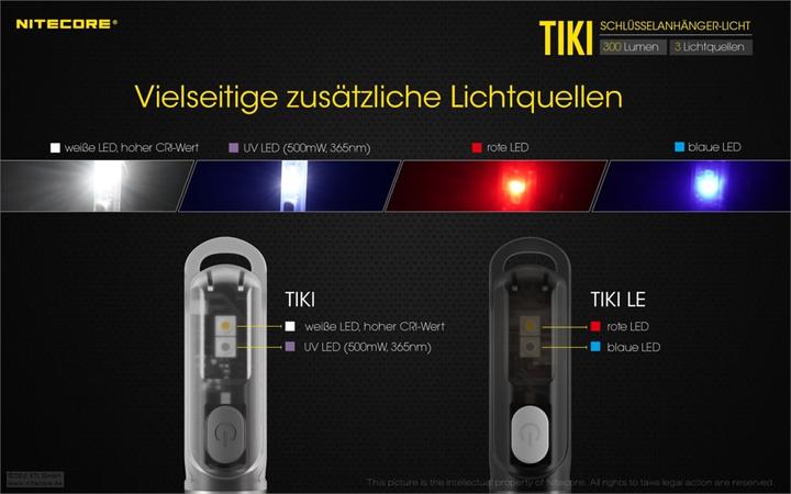 Actual product image Nitecore TIKI LE - 300 lumen (5.50 cm, 300 lm)