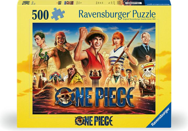 Immagine prodotto Ravensburger Puzzle 12001499 - Le avventure dei pirati del cappello di paglia - puzzle da 500 pezzi per (500 pezzi)