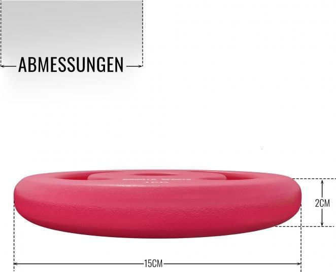 Produktbild Gorilla Sports Hantelscheiben (2 x 1 kg)