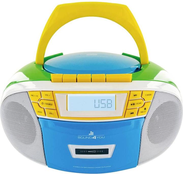 Image du produit Schwaiger Sound4You CD-Radio FM, AM, FM CD, FM Coloré (AM, VHF, FM)