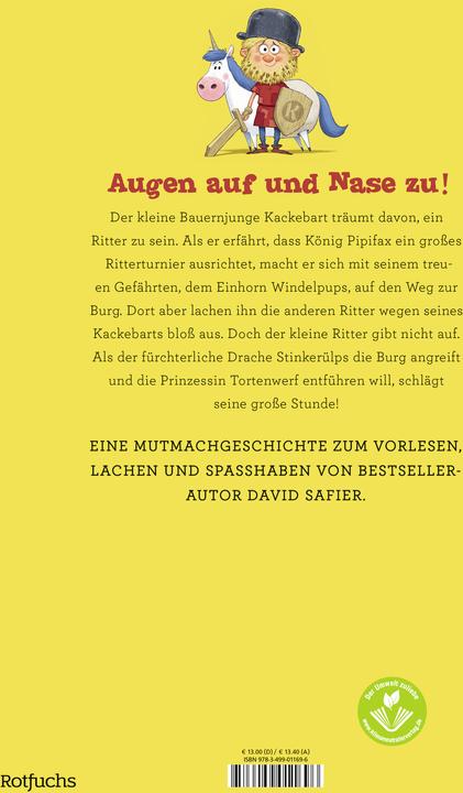 Actual product image Rotfuchs Der kleine Ritter Kackebart (German, David Safier, Oliver Kurth, 2024)