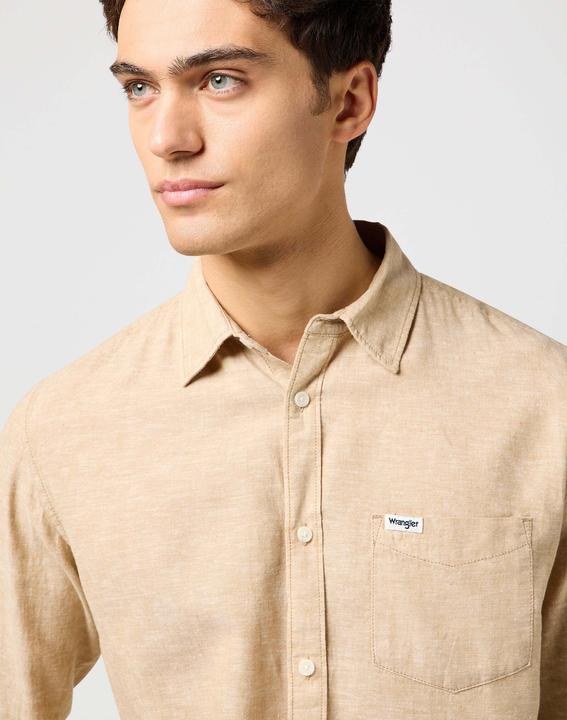 Immagine prodotto Wrangler Leinenhemd 1 Pkt Shirt (XL)