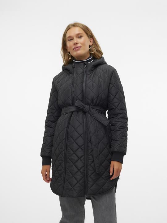 Actual product image Mamalicious Round neck Ribbed cuffs Quilted jacket Jacket (M)
