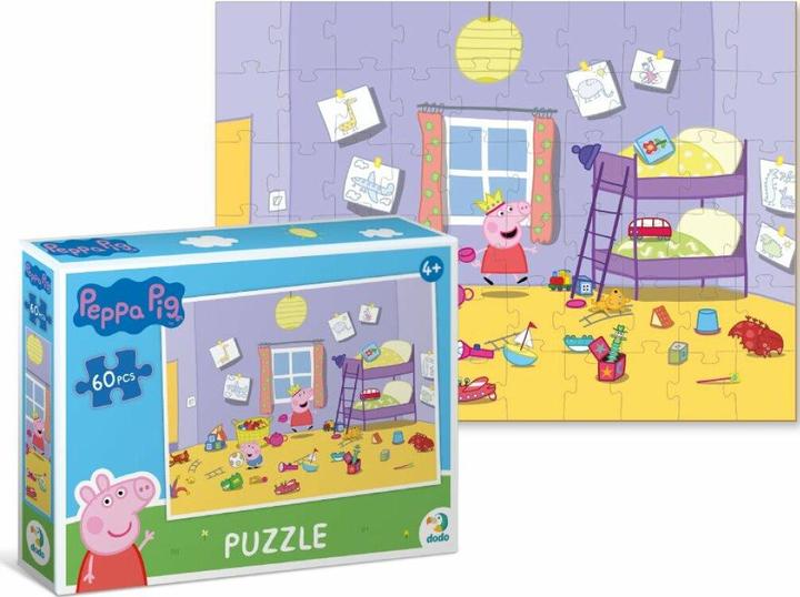 Produktbild Dodo Puzzle Peppa Pig: Spielzeug im Zimmer 60 Teile (60 Teile)
