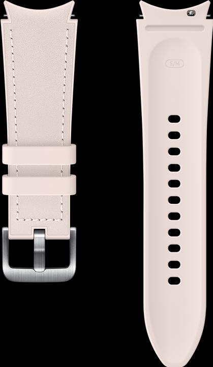 Actual product image Samsung Hybrid Leather Band 20mm M/L Pin (20 mm, Fluoroelastomer, Leather, Galaxy Watch, Galaxy Watch 4)