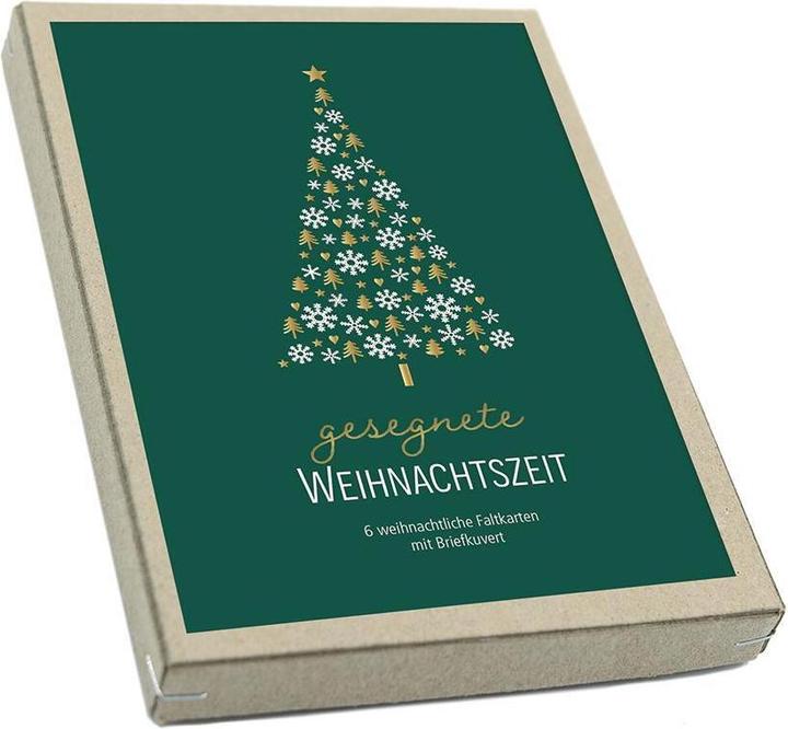 Actual product image Christmas card box - blessed Christmas
