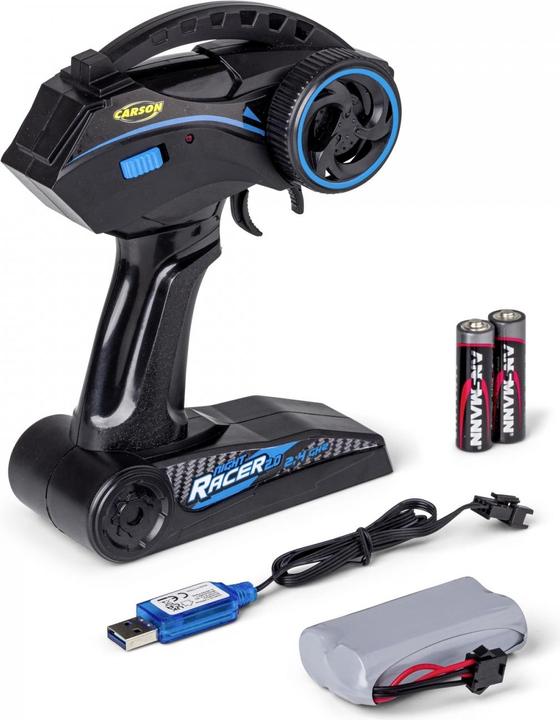 Immagine prodotto Carson 1:10 Night Racer 2.0 2.4G 100% RTR blu (RTR pronto all'uso)