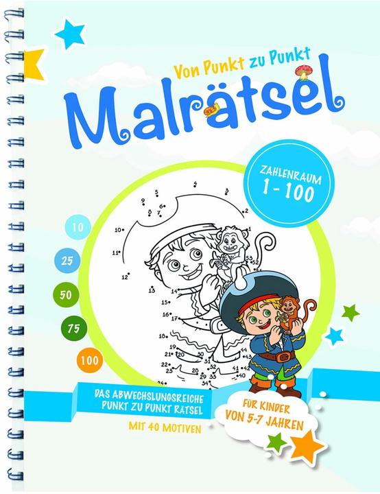 Produktbild Von Punkt zu Punkt Malrätsel - 1 bis 100