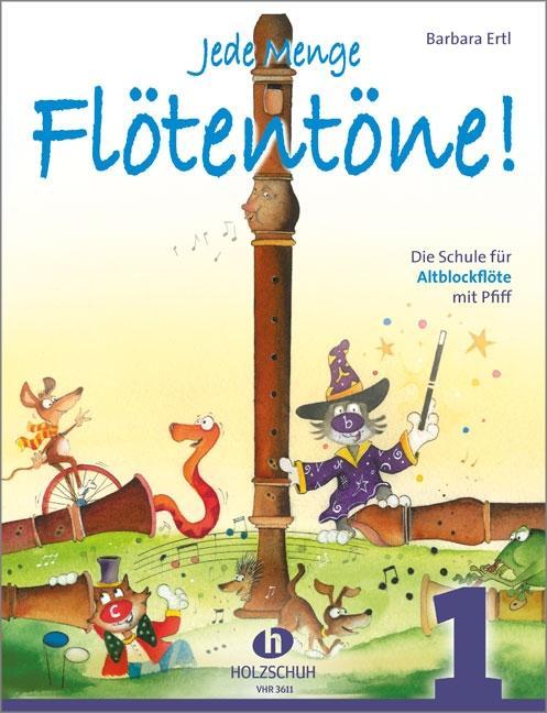 Image du produit Jede Menge Flötentöne!, für Altblockflöte. Bd.1 (Allemand, Barbara Ertl, 2004)
