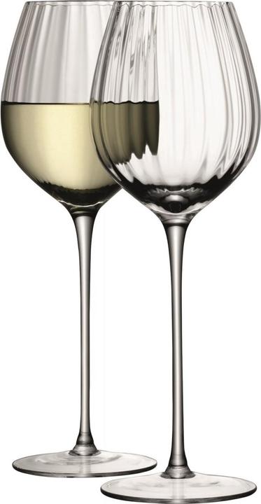 Actual product image LSA Set of 2 Aurelia White Wine Glass 430ml Clear Optics (43 cl, 2 Glasses, White wine glasses)