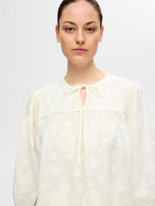 Image du produit Selected Femme Blouse texturée à manches 3/4 (38)