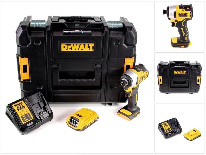Produktbild DeWalt DCF 809 D1T Akku Schlagschrauber 18 V Brushless Li-Ion in T-STAK Box + 1 x 2,0 Ah Akku + Lade (Akkubetrieb)