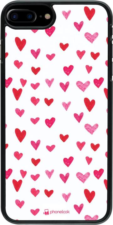 Produktbild PhoneLook Hülle Valentine 2022 Many pink hearts (Apple iPhone 7 Plus)