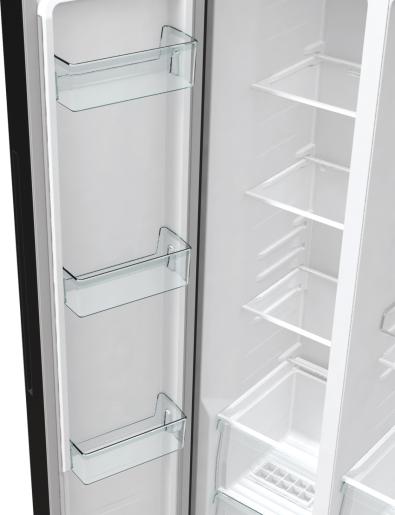 Image du produit Hisense RS711N4AFE - Americaanse Koelkast - Zwart (550 l)
