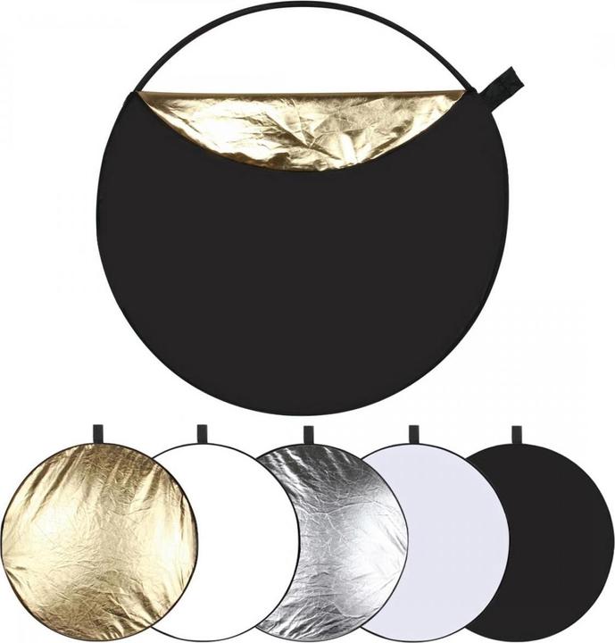Immagine prodotto Puluz Riflettore pieghevole sistema 5 in 1 (Riflettore pieghevole, 110 cm)