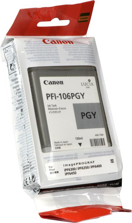 Actual product image Canon Pfi-106pgy (PGY)