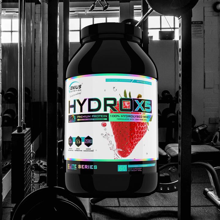 Actual product image Genius Nutrition Hydro-X5 (Strawberry, 1800 g)