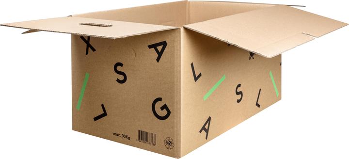 Produktbild Galaxus Umzugskarton (10er Set) (56 x 35 x 30 cm, 60 l)