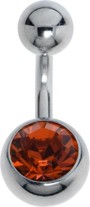 Produktbild Bijouteria Bauchpiercing (Titan, Kristall)