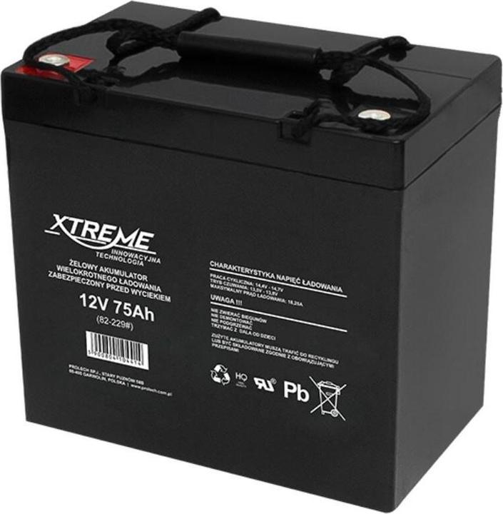 Produktbild Blow 82-229 # 12v 75ah xtreme gel battery (12 V, 75 Ah)