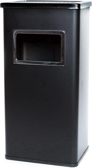 Actual product image Okko SQUARE TRASH BIN WITH ASHTRAY T-F5617M