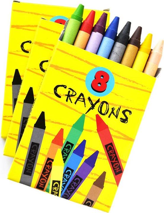 Produktbild Unique Boites de 8 crayons de couleur (6pcs) (Mehrfarbig, 6 x)