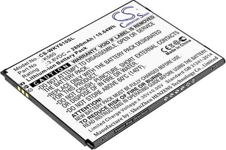 Image du produit NoName Batterie pour Wiko Y61 etc