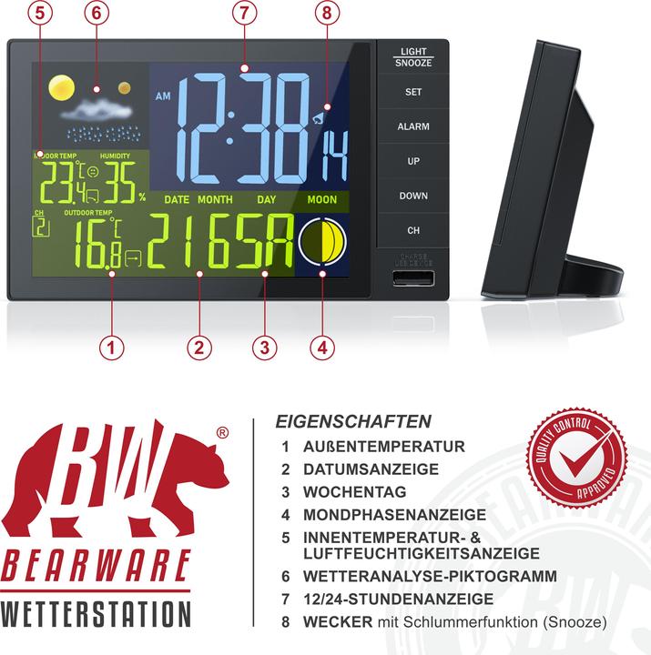 Actual product image Bearware Weather station