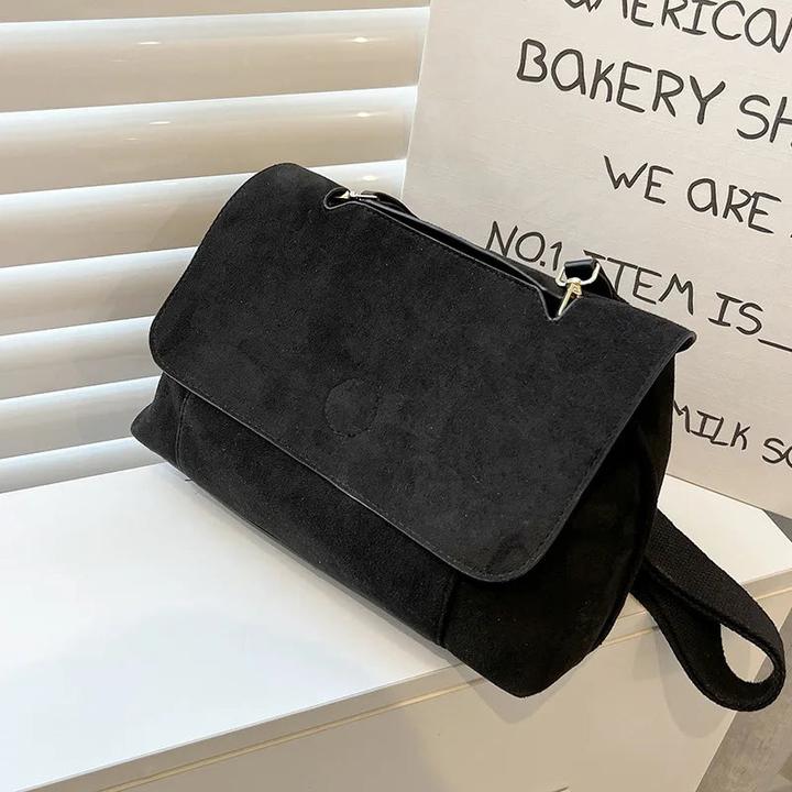 Actual product image Only-Bags.Store Fashion Shoulder Bags Retro Pu Leather Flap Crossbody Bag Messenger Handbag Clutch Purse