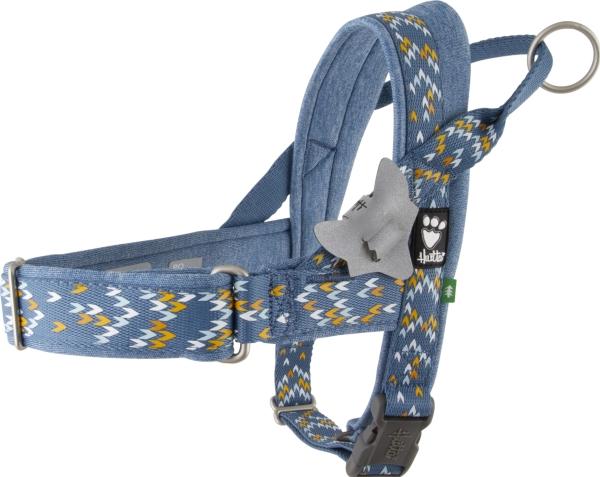 Actual product image Hurtta Razzle-Dazzle H-sele 65-80 cm, Bilberry (68, 80, Dog, Dog sport)