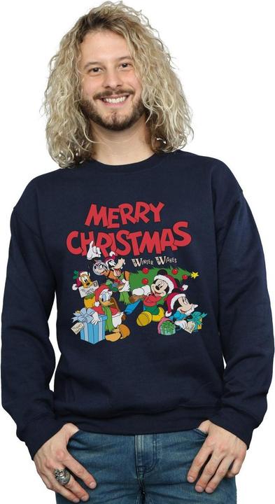Immagine prodotto Disney Mickey And Friends Winter Wishes Felpa Uomo (L)