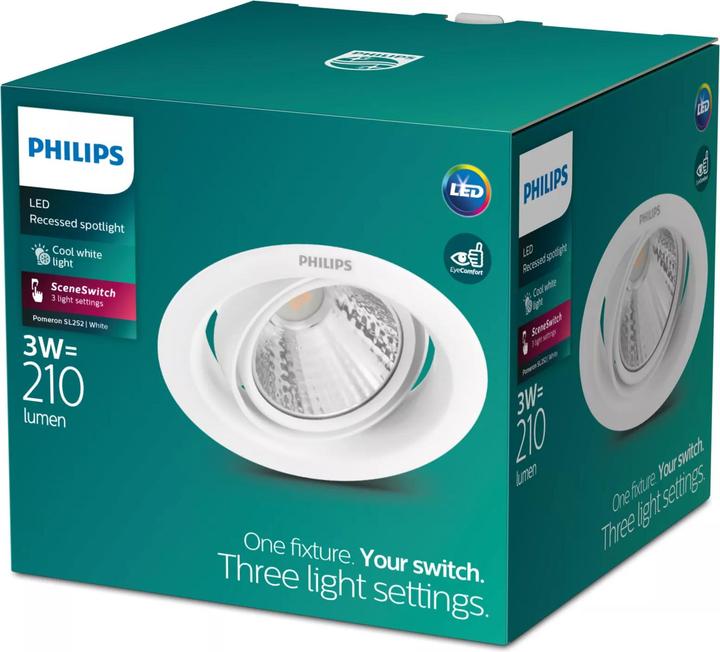 Actual product image Philips LUMINAIRE POMERON 59554 3W LED (210 lm)