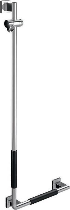 Actual product image Emco Shower grab rail SYSTEM 2 right, with sheath chrome/black