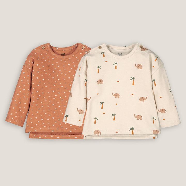 Produktbild La Redoute Collections 2er-Pack bedruckte Langarmshirts (68)