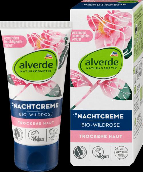 Actual product image dm alverde Organic Wild Rose (50 ml, Night cream)