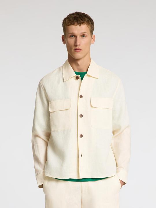 Actual product image Selected Homme 100% linen overshirt (50)
