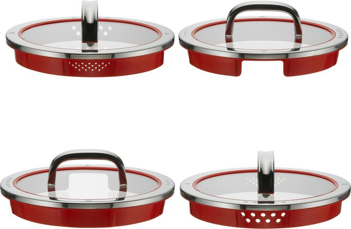 Immagine prodotto WMF 0760556380 SET DI PENTOLE 5 PEZZI FUNZIONE 4 (24 cm, Set di pentole e padelle da cucina, Acciaio inossidabile)
