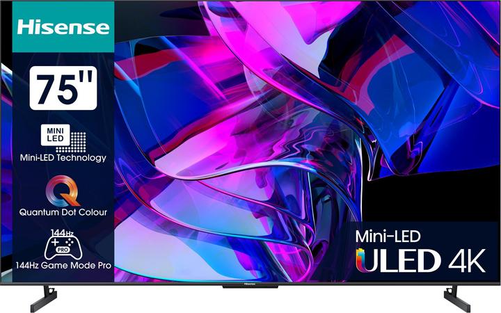 Produktbild Hisense TV 75U7KQ (75", U7K, Mini-LED, 4K, 2023)