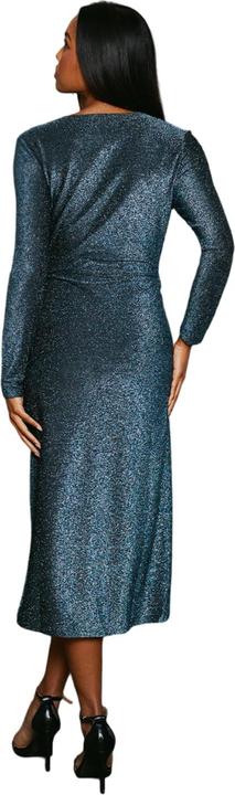 Actual product image Principles Womens/Ladies Glitter Jersey Wrap Dress (36 D)