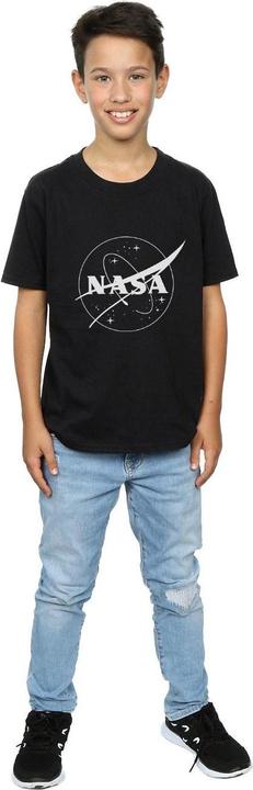 Immagine prodotto Nasa Classic Insignia Logo Monochrome Maglietta Ragazzi (152, 158)